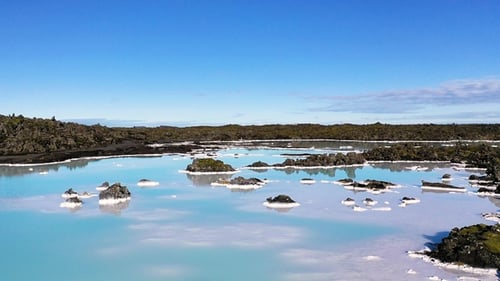Water therapy in the open-air spa. Healthy lifestyle. Wellness. Thermal water for the treatment