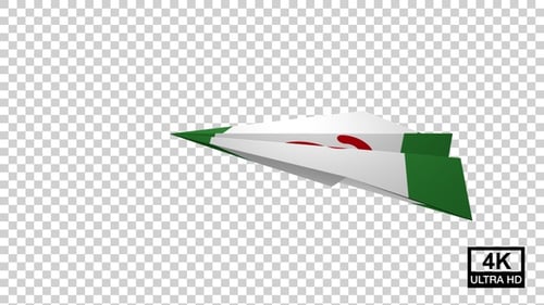 Drapeau de l'avion en papier de l'Ingouchie V2