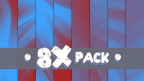 Fluid Abstract Red and Blue Background with Flowing Particles