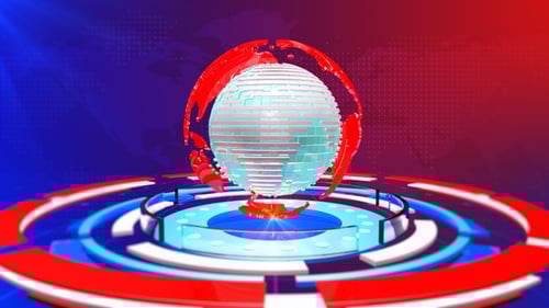 Aktuelle Nachrichten im Hintergrund Loop V2