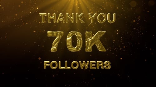 70K Followers Celebration Greeting