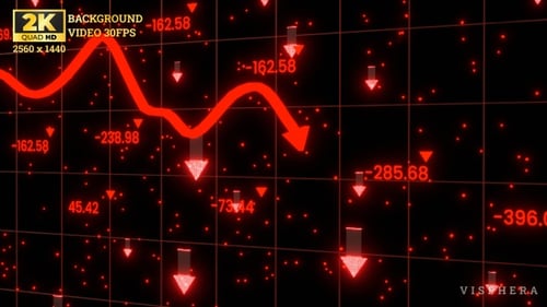 Queda do mercado de ações