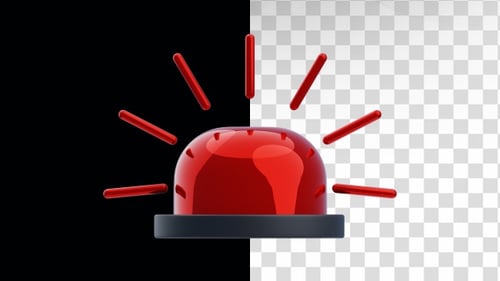 3D Animation of Emergency Siren