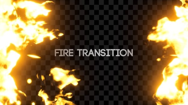 Realistic Fire and Smoke VFX Elements Pack, Transitions Motion Graphics ...
