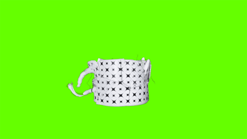 Shattering Ceramic Mug Destruction Animation