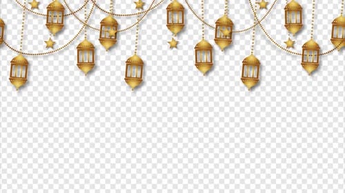 Laternen für Ramadan Eid Mubarak Alpha 4K