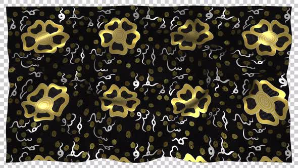 Indonesia Ethnic Silk Pattern Cloth Fabric Wave Songket Alpha Bengkulu ...