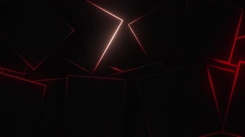 4K-geometrische rotierende Glitzerquadrate