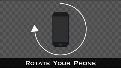 Rotate Your Phone | Blue Phone