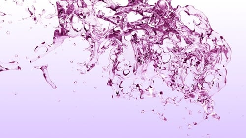 Purple Fluid Liquid Splash Reveal Transition