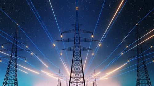 Futuristic Power Grid with Abstract Energy Flow