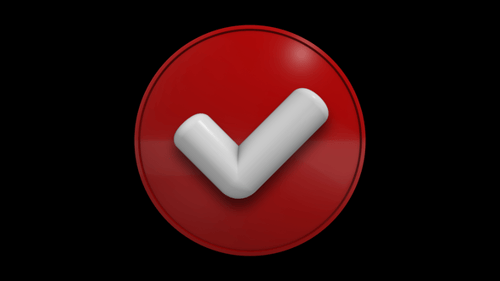 Check List Right Supers Icon Bugs Red Pop Up Good Checklist Checked Checkmark Vote 4