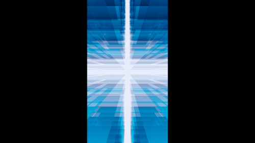 Vertical video fall down transparent blue gradient rectangles loop animation