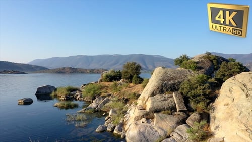 Rock Shapes and Lake