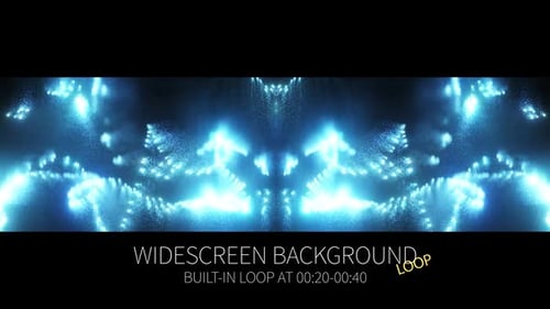 Ice Blue Rising Particles Drops