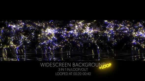 Yellow Blue Firefly Waves, Backgrounds Motion Graphics ft. blue ...
