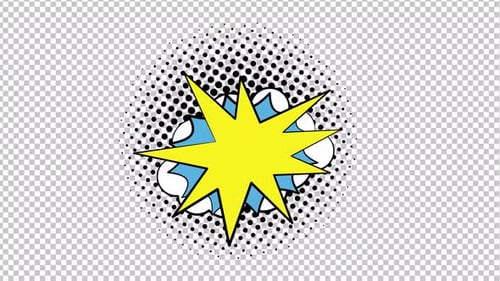 Comic Background 1 | Alpha Channel