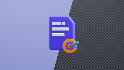 Corporate Document and Target Goal Achievement Animation