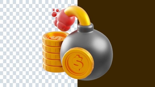 Investment Risk 3D Animations | Alpha Channel