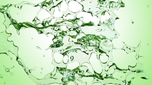 Green Water Splash V4