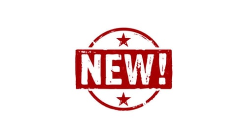 Animated New Stamp in Grunge Style with Alpha Channel