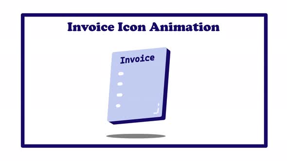 Invoice Icon Animation, Elements Motion Graphics ft. invoice & human ...