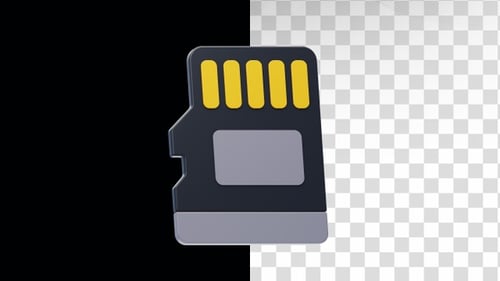 3D Animation of Sd Card