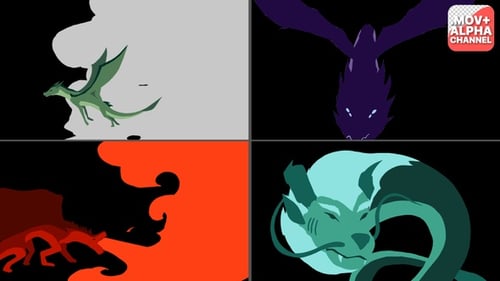 Dragon Transitions Pack | Motion Graphics