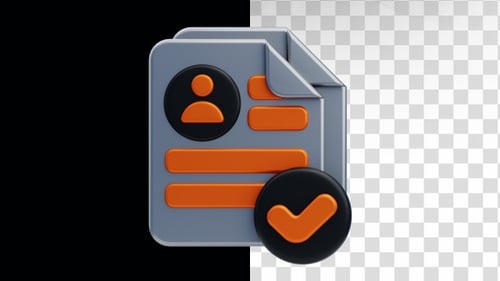 Animação 3D do perfil aprovado no Alpha Channel