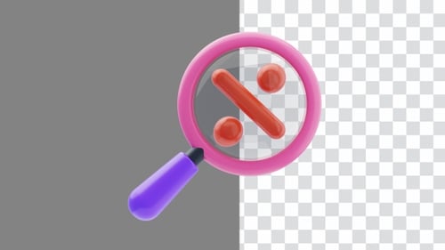 Search Discount 3d animation | Alpha Channel