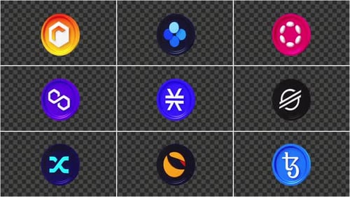 3d Icon Crypto Currency Coin Pack V5