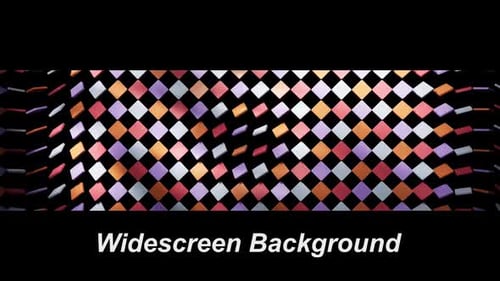 Abstract Diamond Grid Wave Loop Background Animation