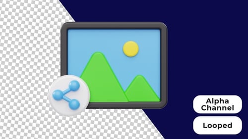 Compartilhamento de imagens animadas em 3D | Alpha Channel
