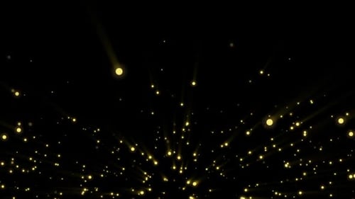 Particles Lights Golden Magic V5