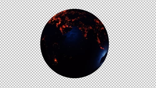 Earth Doomsday Burn Meteor