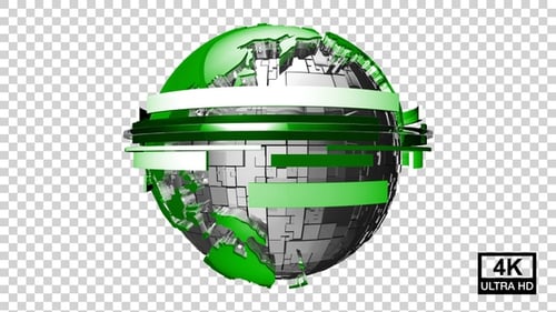 Moderner Globus V8