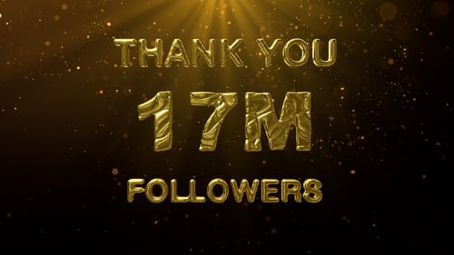 17M Followers Celebration Greeting