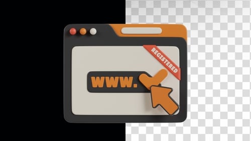 3D Animation of Registered Domain