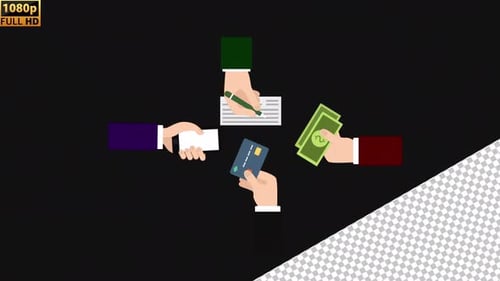 Payment Animation | Alpha Channel