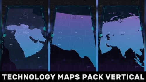 Paquete de mapas de tecnología vertical