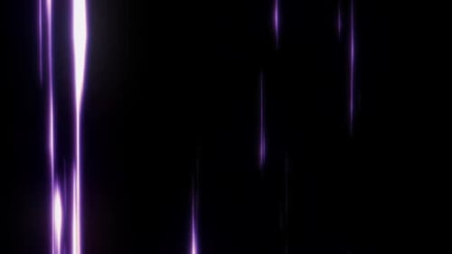 Vertical Neon Light Streaks Animated Background