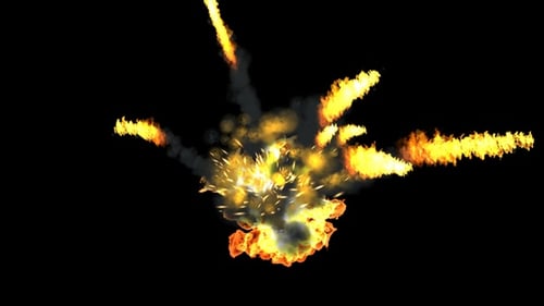 3 explosions différentes dans une seule vidéo