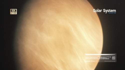 Venusplanet mit Sternen im Hintergrund | Wissenschaft und Astronomie