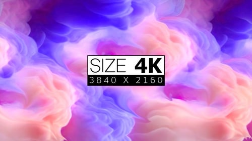 Vibrant Abstract Fluid Ink Swirl Background Animation