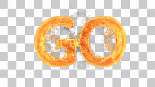 Flaming Numbers Countdown Reveal