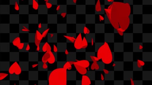Flying Paper Hearts