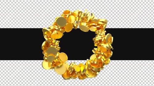 Gold Coins Rings On Alpha