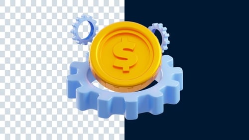 Money Management 3D Animations | Alpha Channel
