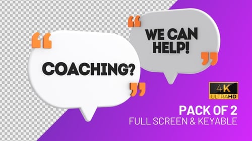 Coaching We Can Help speech bubbles