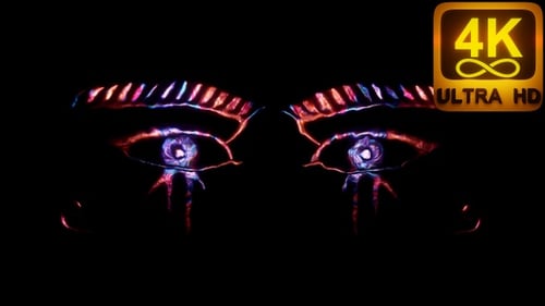Farbenfrohes psychedelisches Altägypten Hieroglyphen Pyramide Historische Zivilisation Eye of Horus Ankh Loop